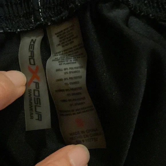 ZeroXposur Swimwear Shorts Size S Black - Picture 6 of 6